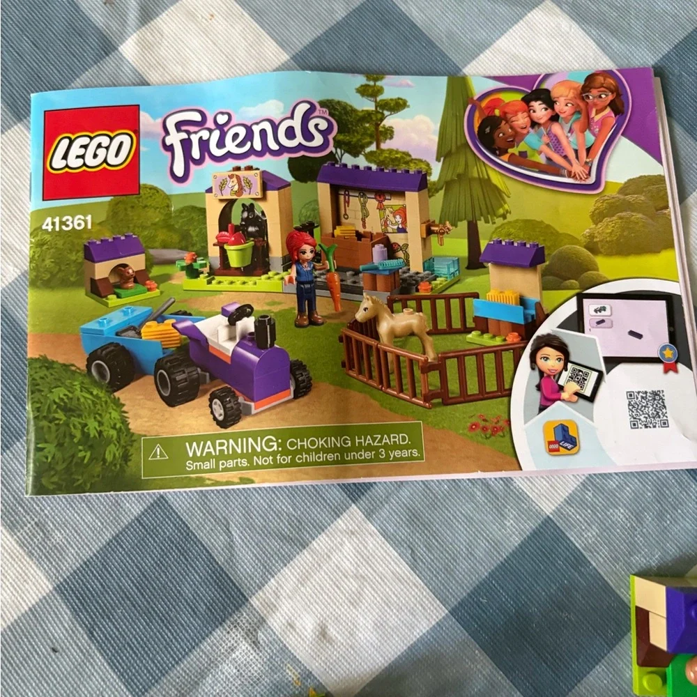 LEGO Friends Purple and Blue Horse Stable & ATV Playset
